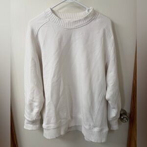 Aerie Soft White Cowl Neck Sweater
